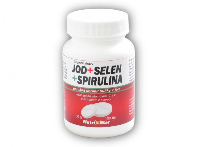 Nutristar Jod Selen Spirulina 100 tablet