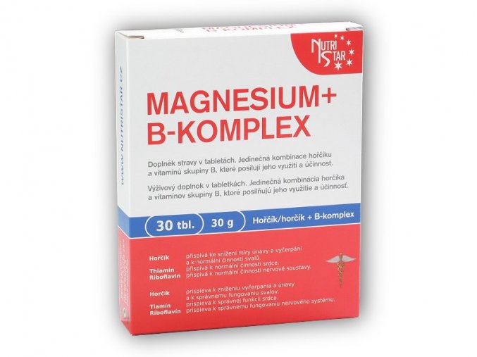 Nutristar Magnesium B-komplex 30 tablet