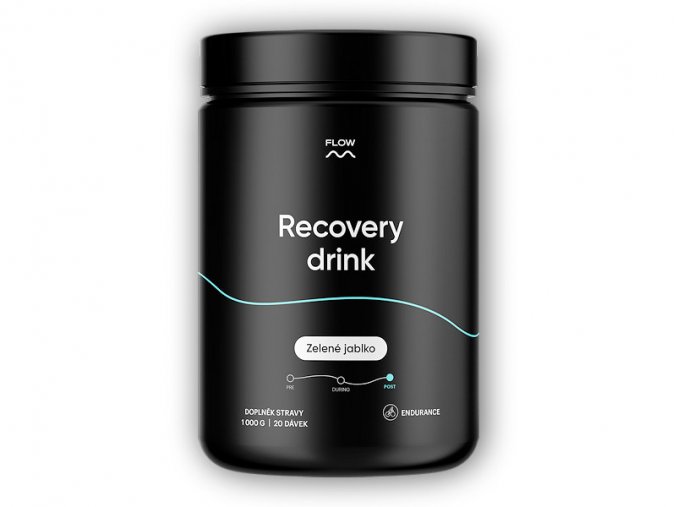 Flow Recovery drink 1000g  + šťavnatá tyčinka ZDARMA