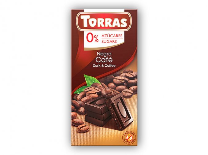 Torras Hořká čokoláda s kávou 75g