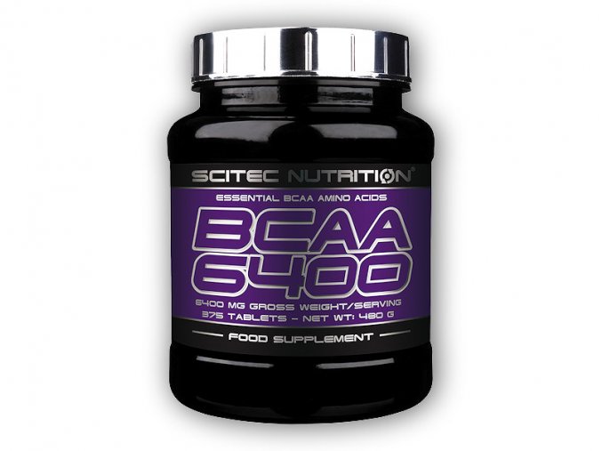 Scitec Nutrition BCAA 6400 375 tablet  + šťavnatá tyčinka ZDARMA