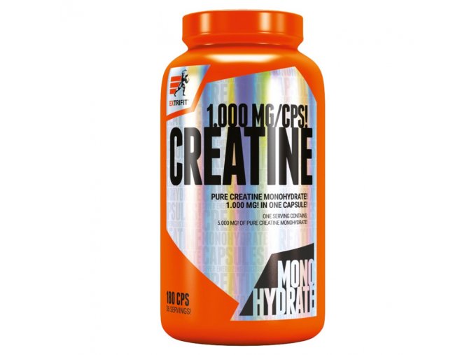 Extrifit Creatine Monohydrate 1000mg 180 kapslí  + šťavnatá tyčinka ZDARMA