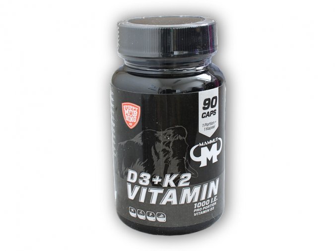 Mammut Nutrition Vitamin D3 + K2 90 Vege kapslí