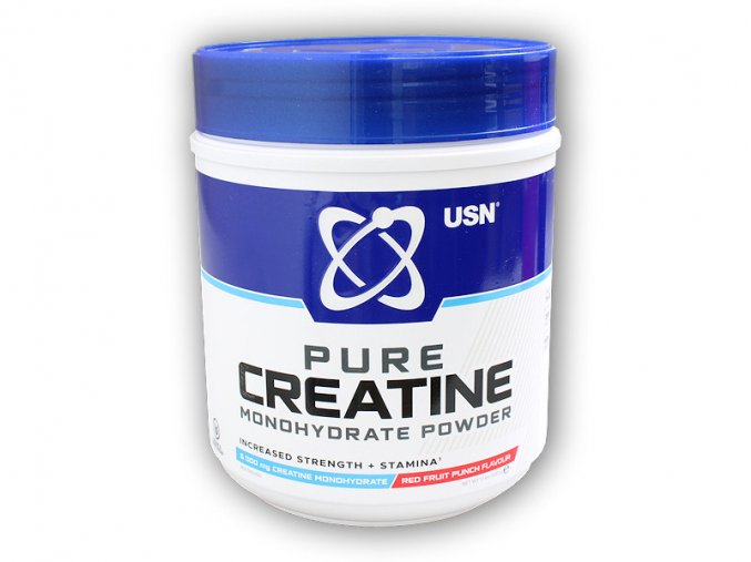 USN Pure creatine monohydrate powder 500g  + šťavnatá tyčinka ZDARMA