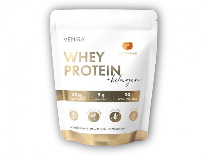 Venira Whey protein 1000g  + šťavnatá tyčinka ZDARMA