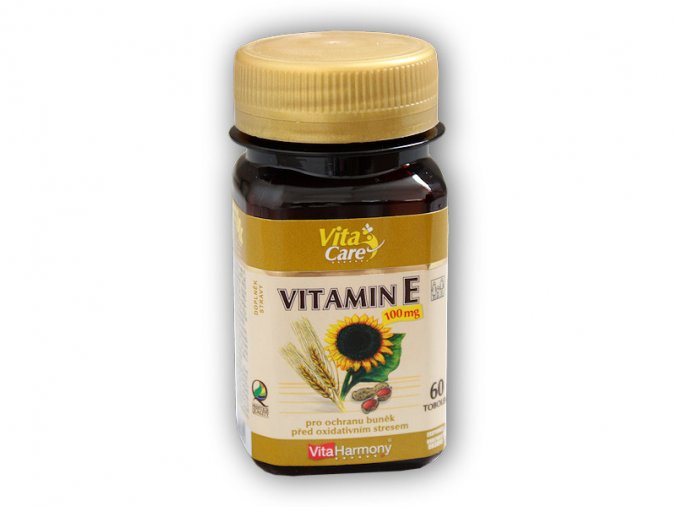 VitaHarmony Vitamín E 100 mg 60 tobolek