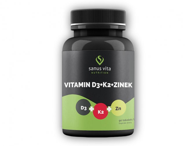 Sanus Vita Vitamin D3 + K2 + Zinek 90 tobolek