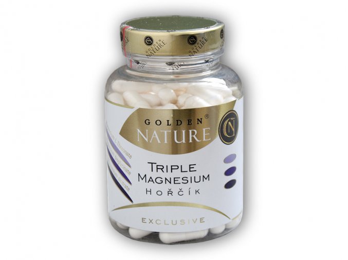 Golden Natur Exclusive Triple magnesium hořčík 100 kapslí