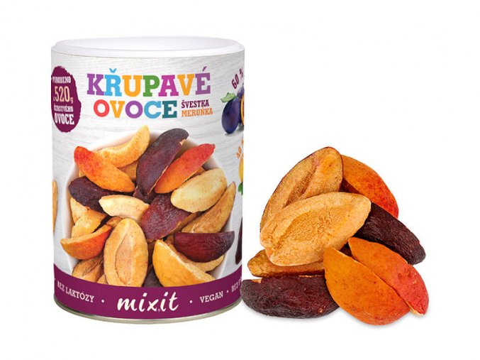 Mixit Křupavé ovoce - švestka Meruňka 65g