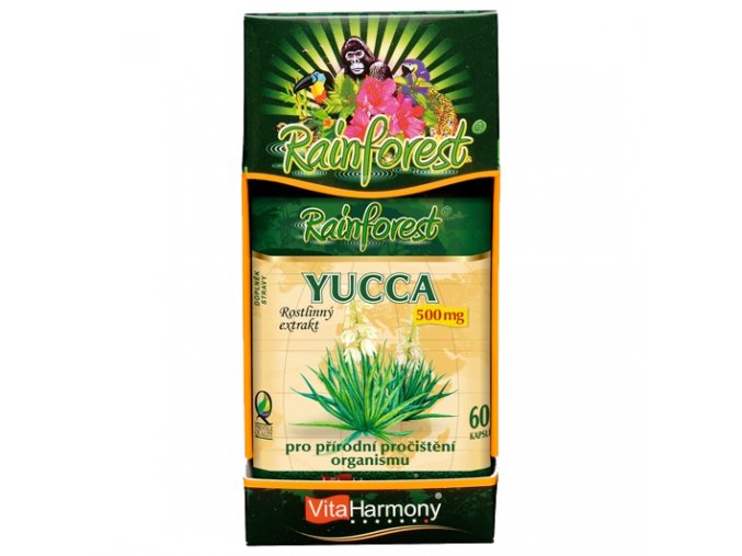 VitaHarmony Yucca 500mg 60 kapslí
