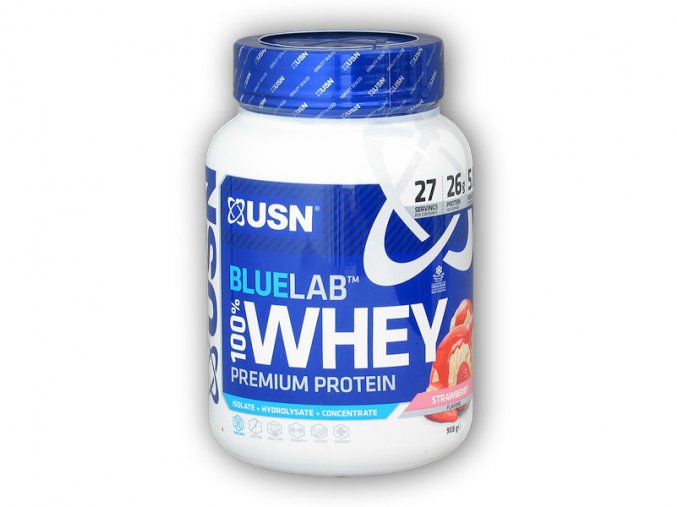 USN Bluelab 100% Whey Protein 908g  + šťavnatá tyčinka ZDARMA
