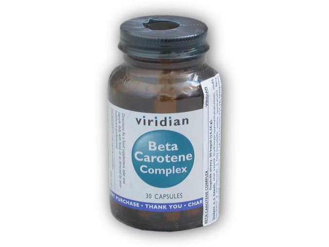 Viridian Beta Carotene Complex 30 kapslí