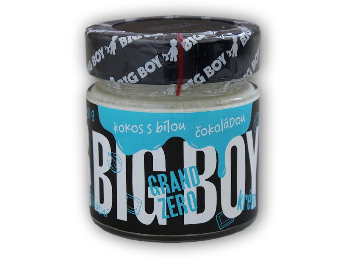 BigBoy Grand zero s kokosem + bílou čokoládou 250g