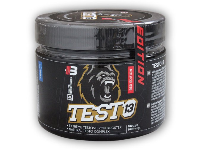 Body Nutrition TESTO 13 180 kapslí  + šťavnatá tyčinka ZDARMA