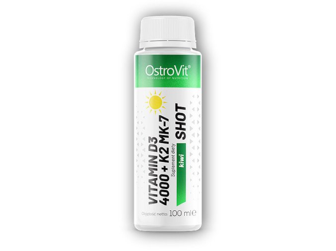 Ostrovit Vitamin D3 4000 IU + K2 MK-7 shot 100ml
