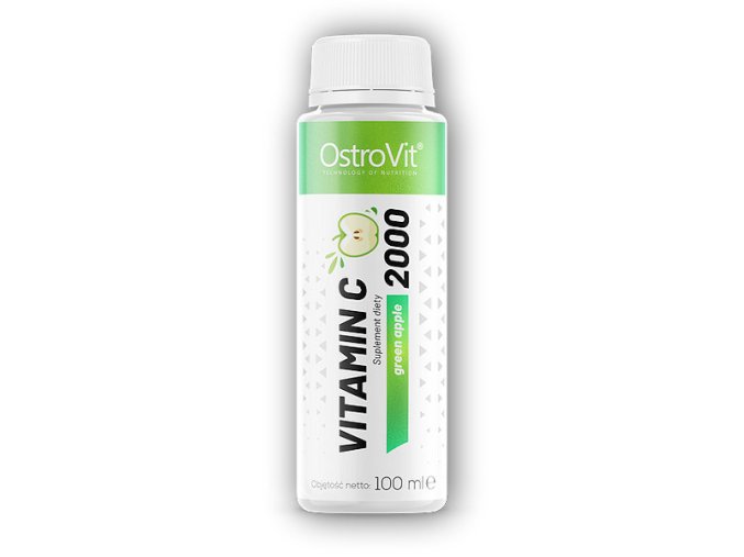 Ostrovit Vitamin C 2000 shot 100ml (Varianta zelené jablko)
