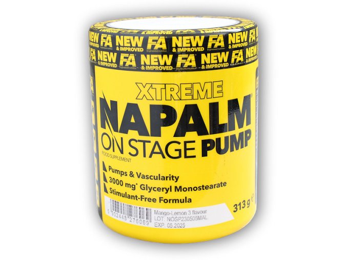 Fitness Authority NAPALM On Stage PUMP 313g (Varianta dragon fruit)