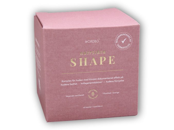 Nordbo Nutriskin Shape 60 kapslí  + šťavnatá tyčinka ZDARMA
