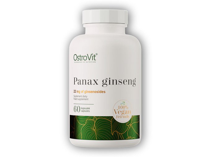Ostrovit Panax ginseng vege 60 kapslí ženšen