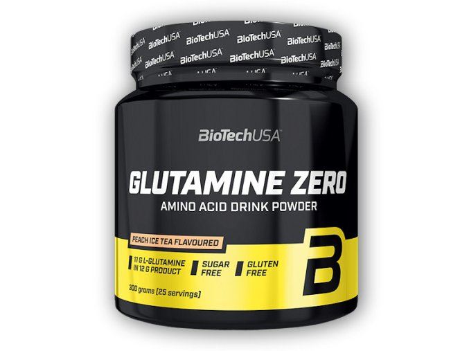 BioTech USA Glutamine Zero 300g (Varianta citron)