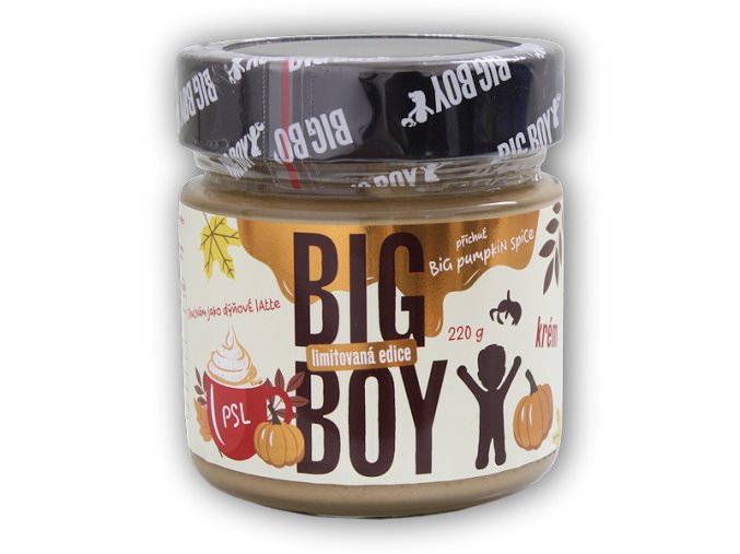 BigBoy Pumpkin spice arašídový krém s příchutí dýňového koření 220g