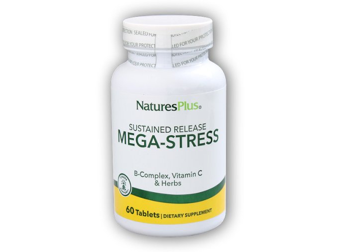 Nature´s Plus Source of Life Mega Stress Complex 60 tablet  + šťavnatá tyčinka ZDARMA