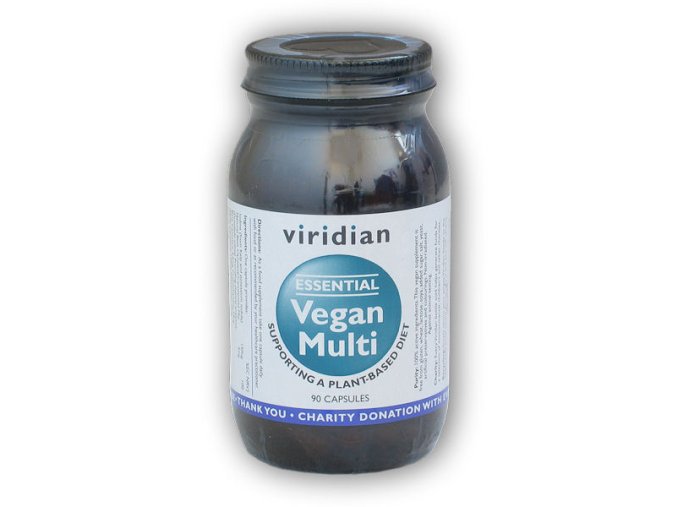 Viridian Vegan Multi 90 kapslí  + šťavnatá tyčinka ZDARMA