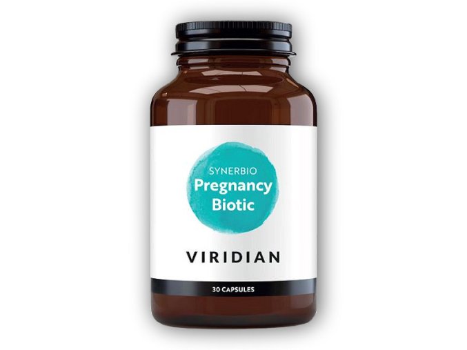 Viridian Synerbio Pregnancy Biotic 30 kapslí  + šťavnatá tyčinka ZDARMA
