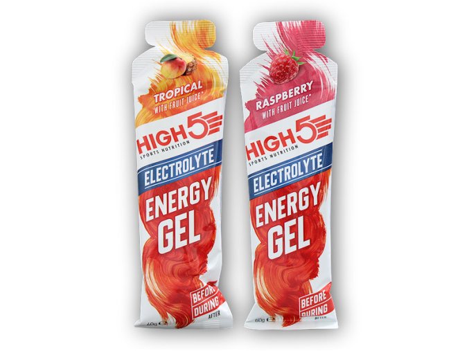 High5 Electrolyte Energy Gel 60g (Varianta malina)