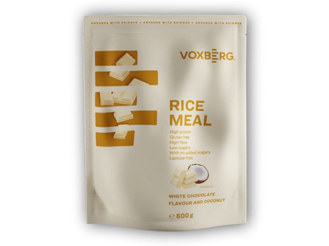 Voxberg Rice Meal 600g (Varianta chocolate and cocoa nibs)