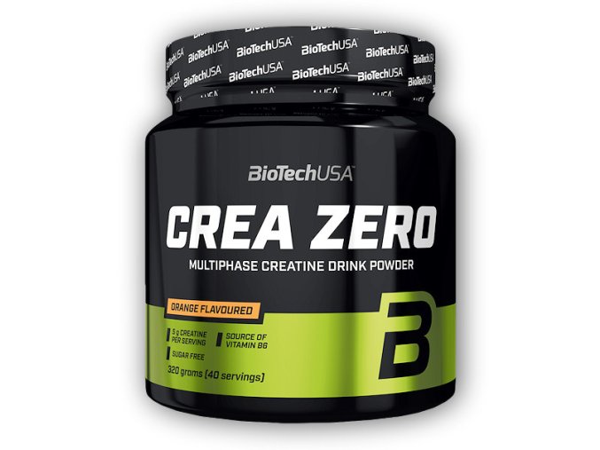 BioTech USA Crea Zero 320g (Varianta orange)