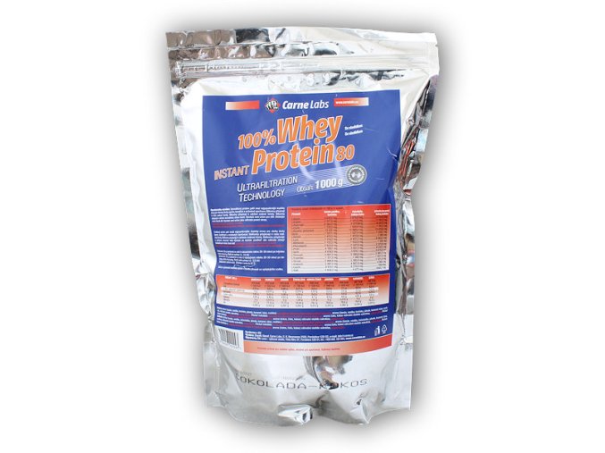 Carne Labs 100% Whey protein 80 1000g (Varianta vanilka)
