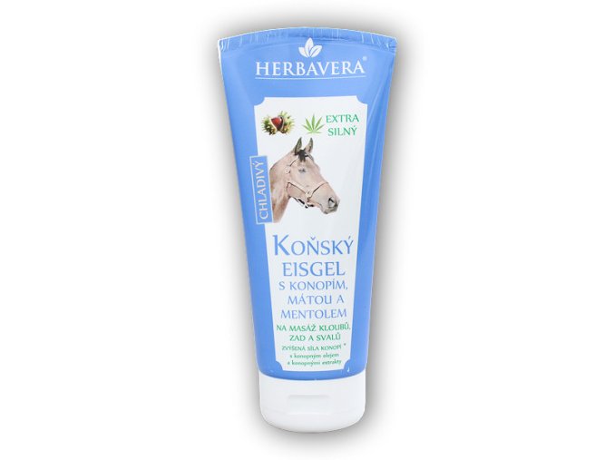Herbavera Koňský Eisgel s konopím,mátou,mentolem 200ml