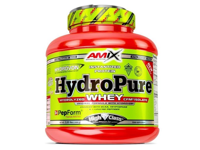 Amix High Class Series Hydro Pure Whey 1600g (Varianta double chocolate)