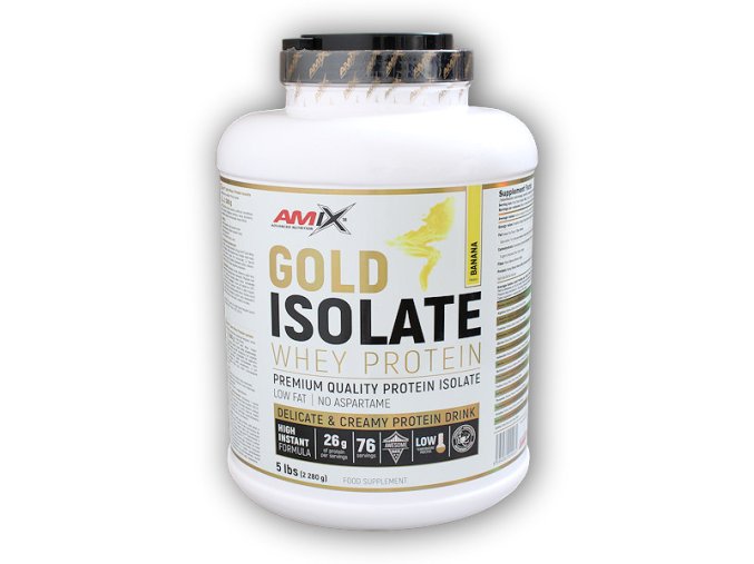 Amix Gold Whey Protein Isolate 2280g (Varianta banana)