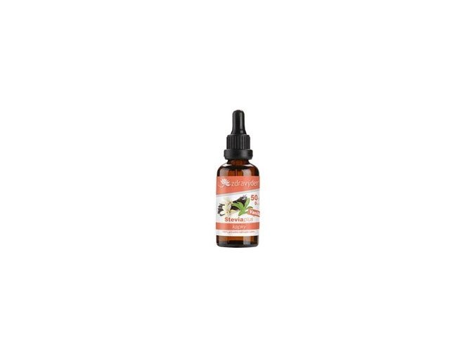 Zdravý den Stevia kapky 50ml (Varianta káva)