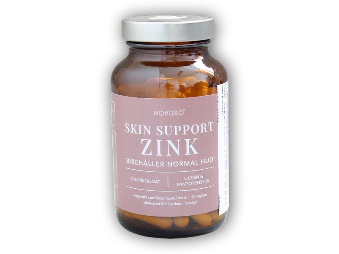 Nordbo Zink Skin Support 90 kapslí