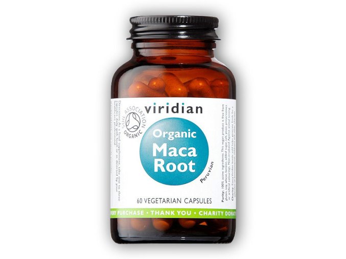 Viridian Maca Root 60 kapslí Organic