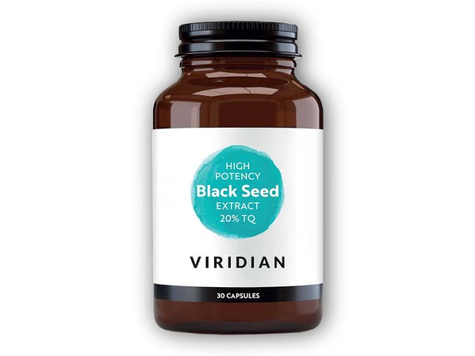 Viridian High Potency Black Seed Extract 20% TQ 30 kapslí