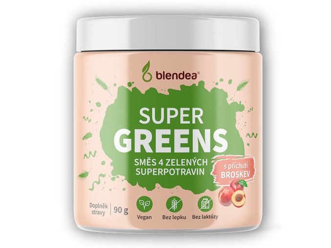 Blendea Blendea Supergreens 90g (Varianta broskev)