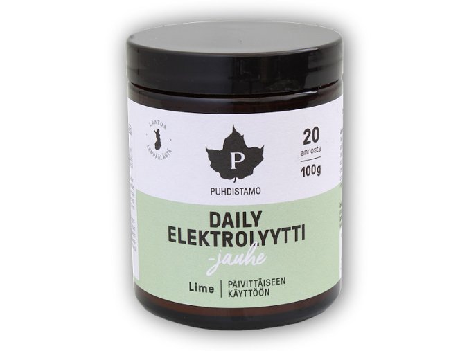 Puhdistamo Daily Electrolyte Powder 100g (Varianta jahoda)