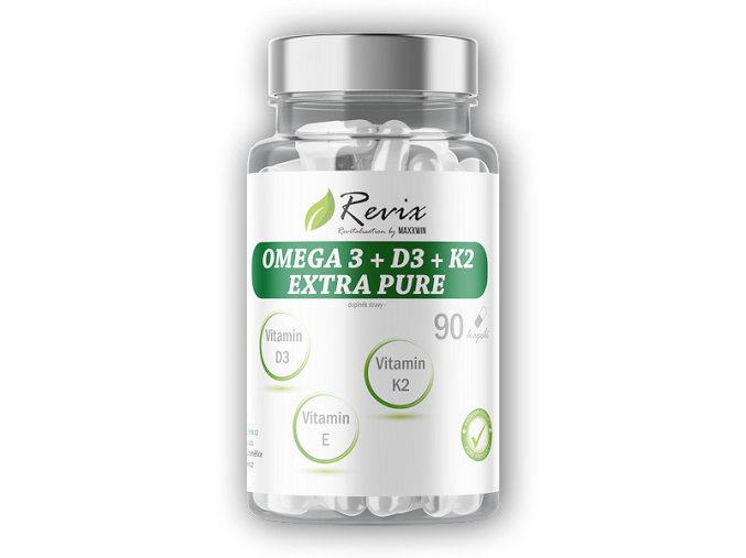 Revix by Maxxwin Omega 3+D3+K2+E 90 kapslí