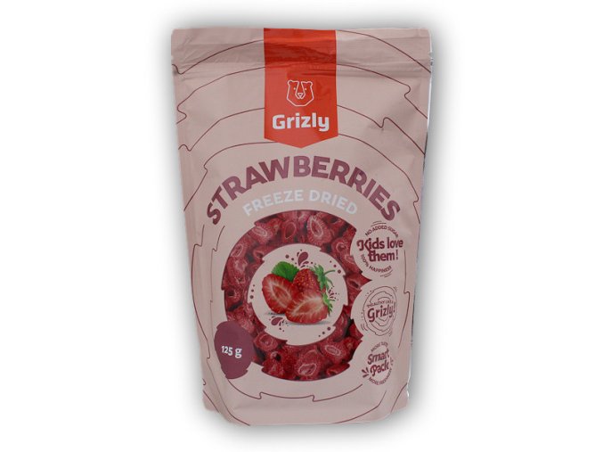 Grizly Jahody lyofilizované XXL 125g