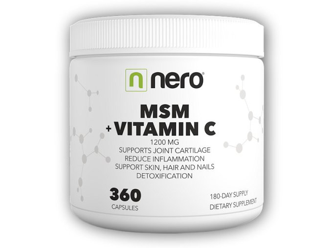 Nero MSM + Vitamín C 360 kapslí
