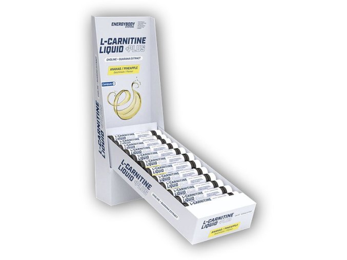 Energy Body L-Carnitine Liquid Plus 20 x 30ml  + šťavnatá tyčinka ZDARMA