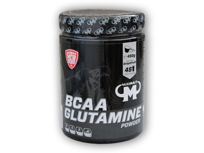 Mammut Nutrition BCAA Glutamine powder 450g (Varianta grapefruit)