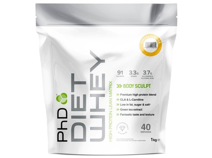 PhD Nutrition Diet Whey 1kg (Varianta čokoláda-oříšek)