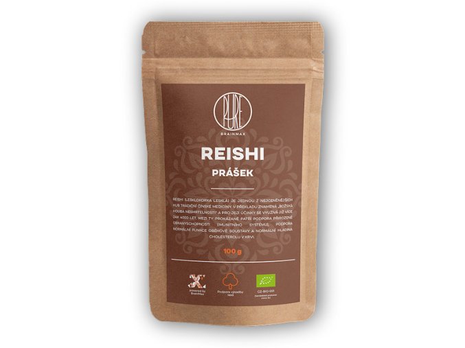 BrainMax Pure Reishi prášek BIO 100g
