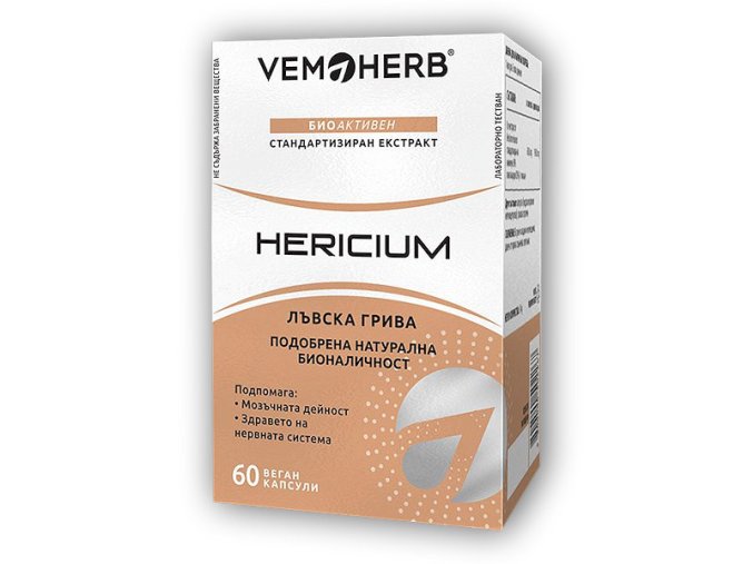 VemoHerb VemoHerb Hericium 60 kapslí