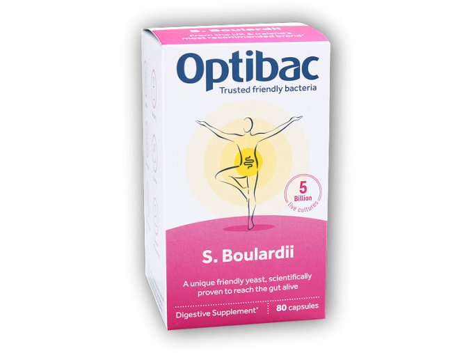 Optibac Probiotika při průjmu 80 kapslí  + šťavnatá tyčinka ZDARMA